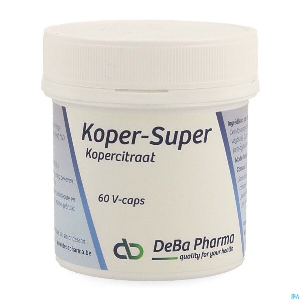Packshot Koper Super Caps 60 Nf Deba