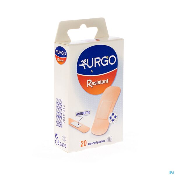 Packshot Urgo Resistent Pleister 20x72mm+20x40mm 20