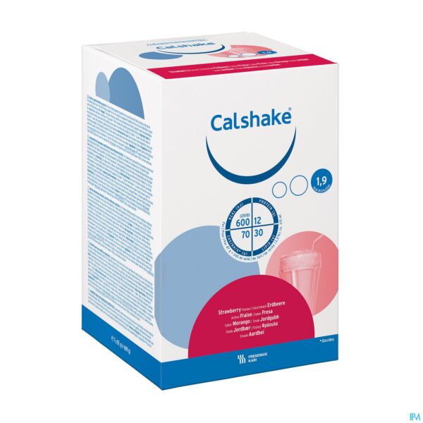 Packshot Calshake 87g Fraise/aardbei
