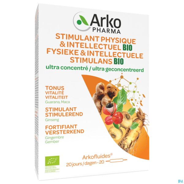 Packshot Arkofluide Stimulans Amp 20