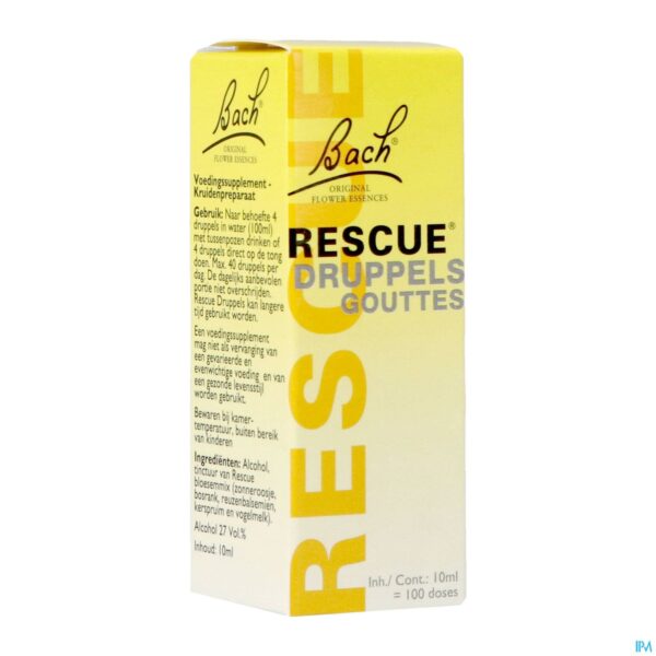 Packshot Bach Rescue Gutt 10ml