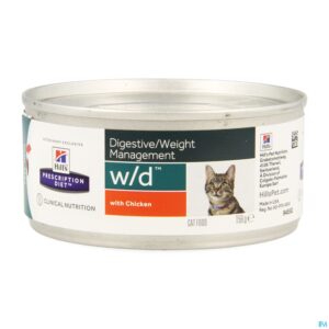 Packshot Hills Prescrip.diet Feline Wd Minced 156g 9455g