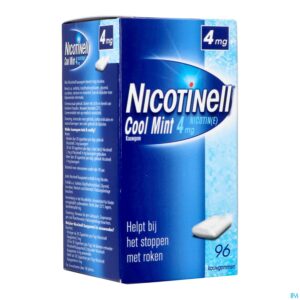 Packshot Nicotinell Cool Mint 4mg Kauwgom 96