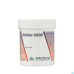 Packshot Amino 1000 Caps 120 Deba