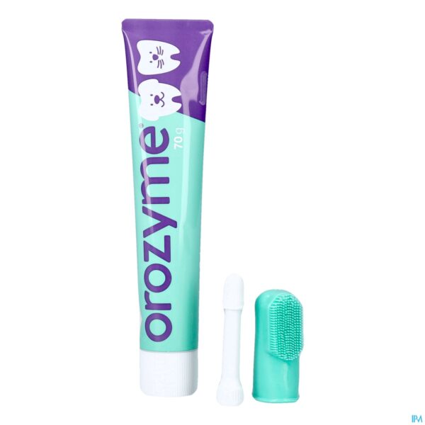 Productshot Orozyme Canine Tandp Enzymatisch Hond Tube 70g