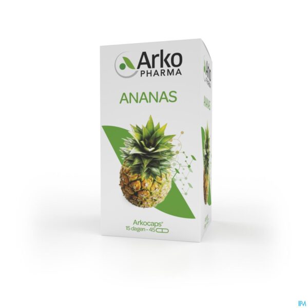 Packshot Arkocaps Ananas Plantaardig 45