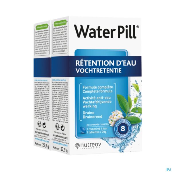 Packshot Waterpill Vochtretentie Duo Comp 2 X 30 Blister