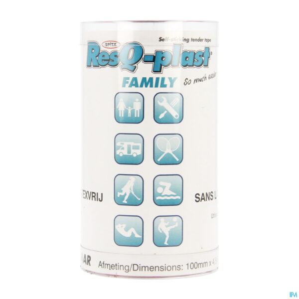 Packshot Resq-plast Family 4,5mx100mm Roze 1