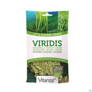 Packshot Vitanza Hq Superfood Viridis Bio Pdr 200g