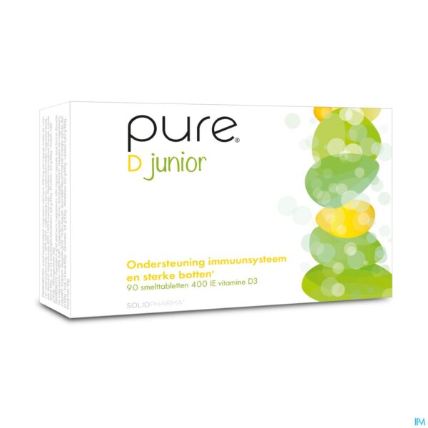 Packshot Pure D Junior Smelttabletten 90 Packshot Pure D Junior Smelttabletten 90