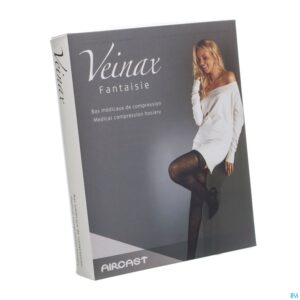 Packshot Veinax Panty Kleine Diamant 2 Lang Zwart Maat 2