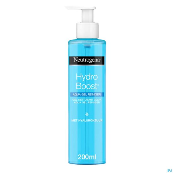 Packshot Neutrogena Hydro Boost Aqua Reinigende Gel 200ml Packshot Neutrogena Hydro Boost Aqua Reinigende Gel 200ml