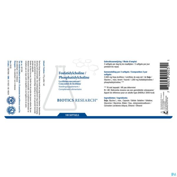 Lifestyle_image Fosfatidylcholine Biotics Caps 100
