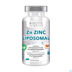 Productshot Biocyte Zinc Lipsome Caps 60