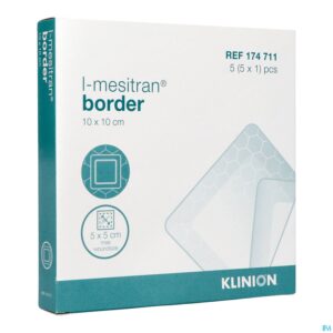Packshot l-mesitran Kompres Border 10x10cm 5