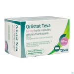 Packshot Orlistat Teva Harde Caps 120 X 60mg Packshot Orlistat Teva Harde Caps 120 X 60mg