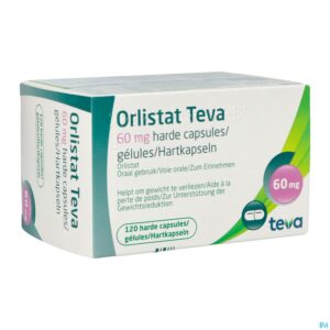 Packshot Orlistat Teva Harde Caps 120 X 60mg