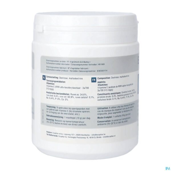 Packshot Equi Vitamine E Pot 300g