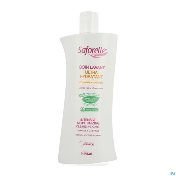 Productshot Saforelle ULTRA HYDRATERENDE WASVERZORGING 500ml