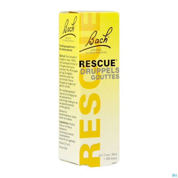Packshot Bach Rescue Gutt 20ml