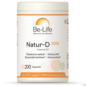 Packshot Natur D 2000 Be-life Pot Caps 200