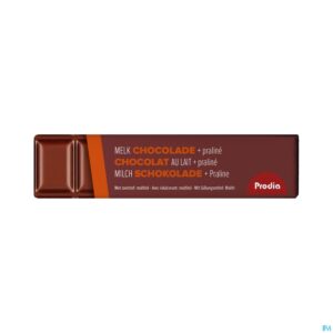 Packshot Prodia Reep Chocolade Melk Praline 20x35g Revogan