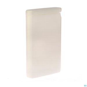 Packshot Pillendoos Plat Hdpe Wit 275ml Pontos