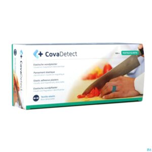 Packshot Cova Detectiepleister Blauw 3x12cm Text100 30120t