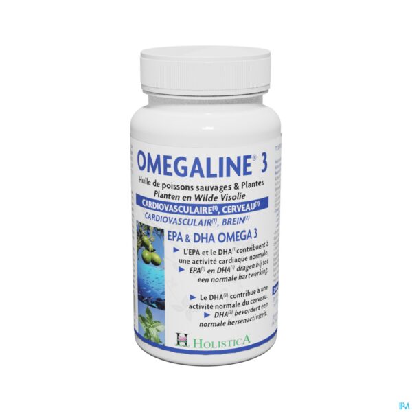 Packshot Omegaline 3 Caps 60 Holistica