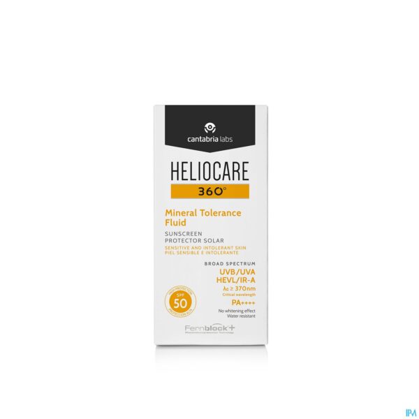 Packshot Heliocare 360° Mineral Tolerance Fluid Ip50 50ml