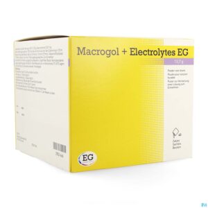 Packshot Macrogol+Electrolytes EG 13,7G Pdr Sach 40