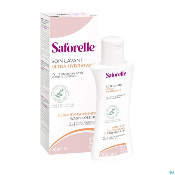 Productshot Saforelle ULTRA HYDRATERENDE WASVERZORGING 100ml