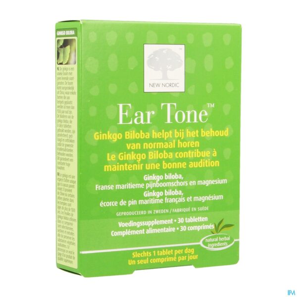 Packshot New Nordic Ear Tone Gehoor Evenw. Zenuwen Tabl 30