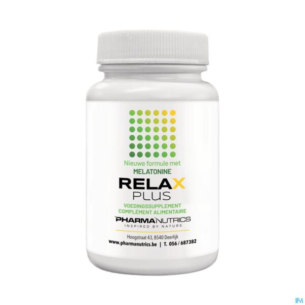 Packshot Relax Plus Vegecaps 60 Pharmanutrics