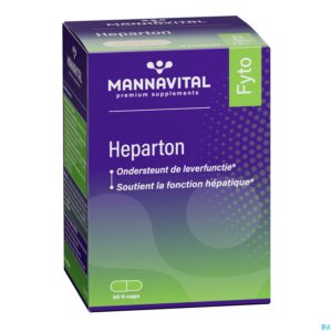 Packshot Mannavital Heparton V-caps 60