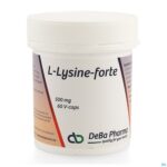 Packshot l-lysine Forte Caps 60 Deba