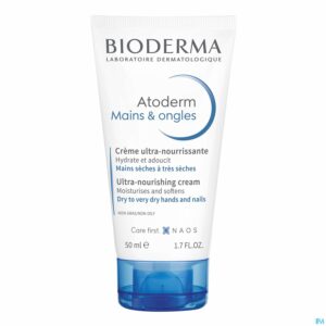 Packshot Bioderma Atoderm Handcreme Formule Parf Tube 50ml