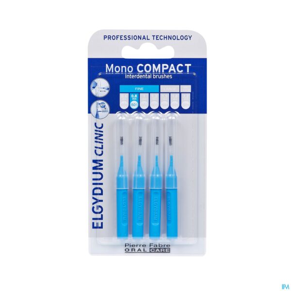 Packshot Elgydium Clinic Monocompact Blue
