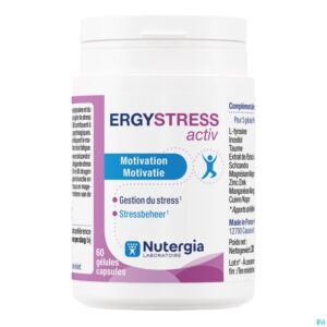 Packshot Ergystress Activ Caps 60 Verv.3006830
