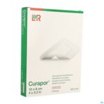 Packshot Curapor Verb Chirurg. Steriel 10cmx 8cm 5 32903