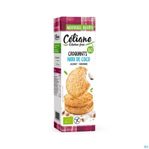 Packshot Celiane Zandkoekjes Kokos Bio 150g Revogan