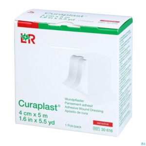 Packshot Curaplast Zelfklevend Verband 4cmx5m 400433