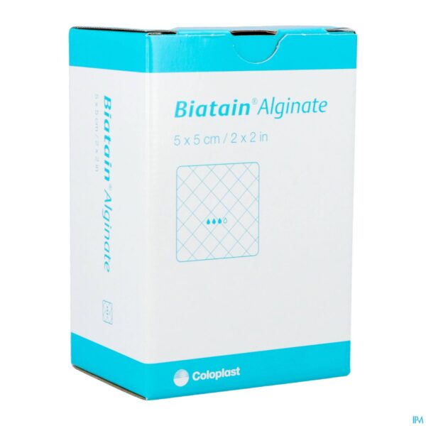 Packshot Biatain Alginate 5cmx 5cm 30 3705