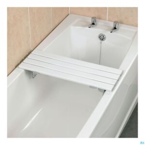 Productshot Badplank Kunststof Wit Savanah 71x23cm Advys