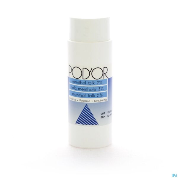 Packshot Talk Menthol 2% Strooibus 100g
