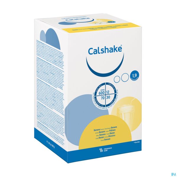 Packshot Calshake 87g Banane/banaan