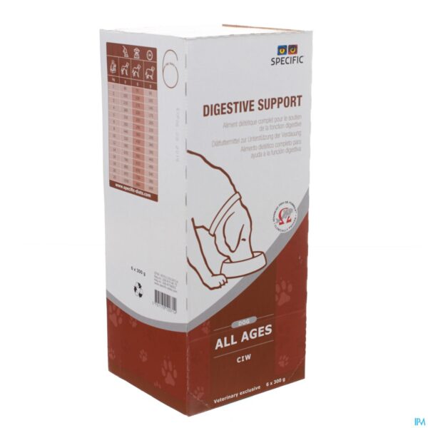 Packshot Specific Ciw Digestive Support 6x300g