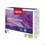 Packshot Ortis Zen Express Bio Z/alcohol 10x15ml