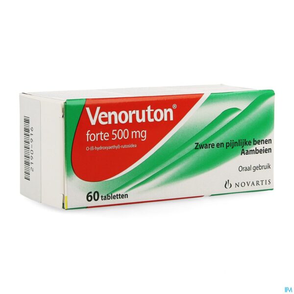 Packshot Venoruton Forte 60 X 500mg Impexeco Pip