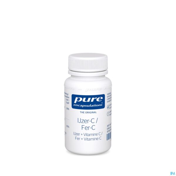 Packshot Pure Encapsulations Ijzer-C Caps 60